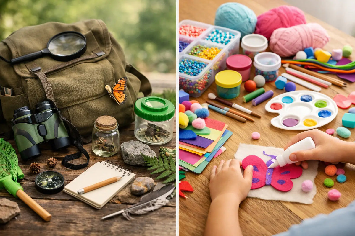 Nature Kits Versus Craft Kits for Curious Kids