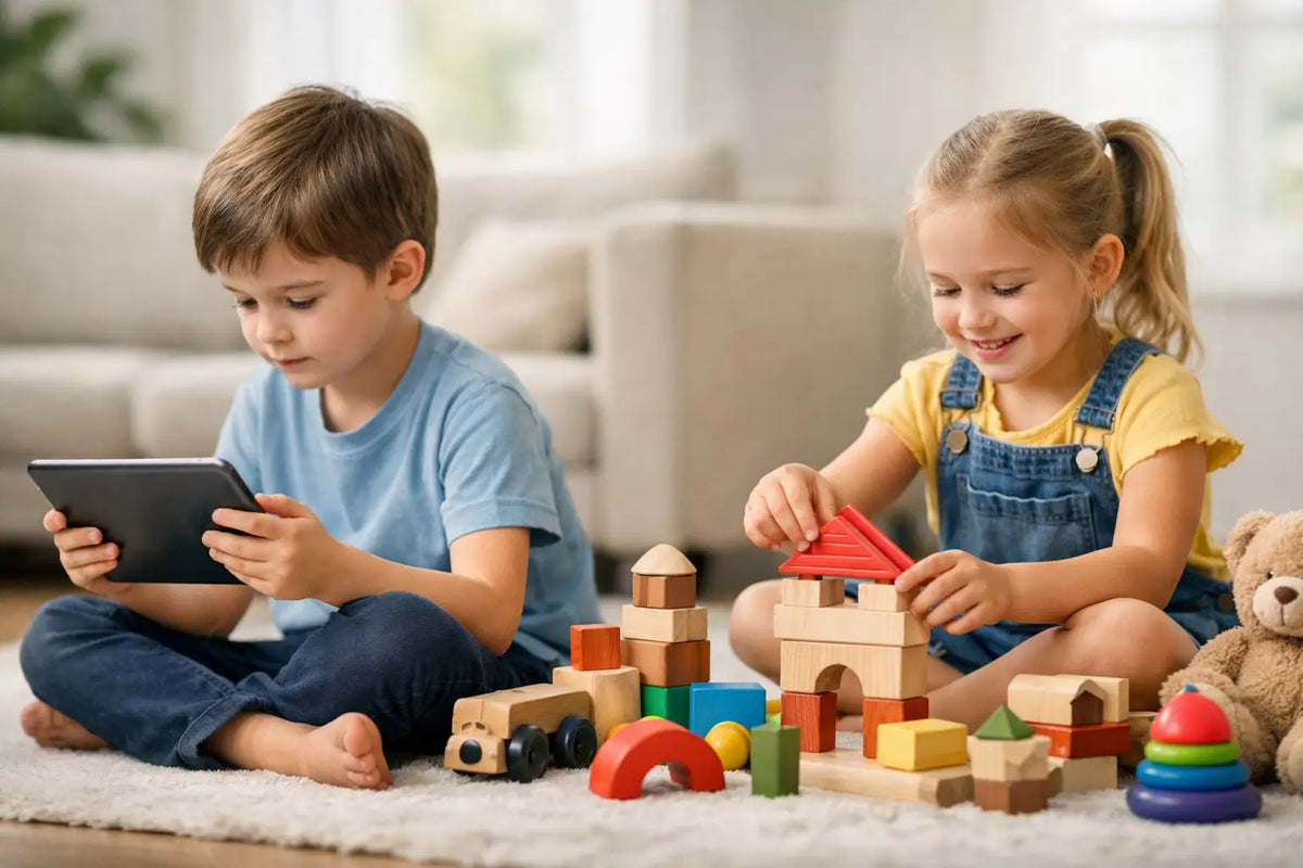 Screen Free Toys vs Tablets: What Kids Need Most