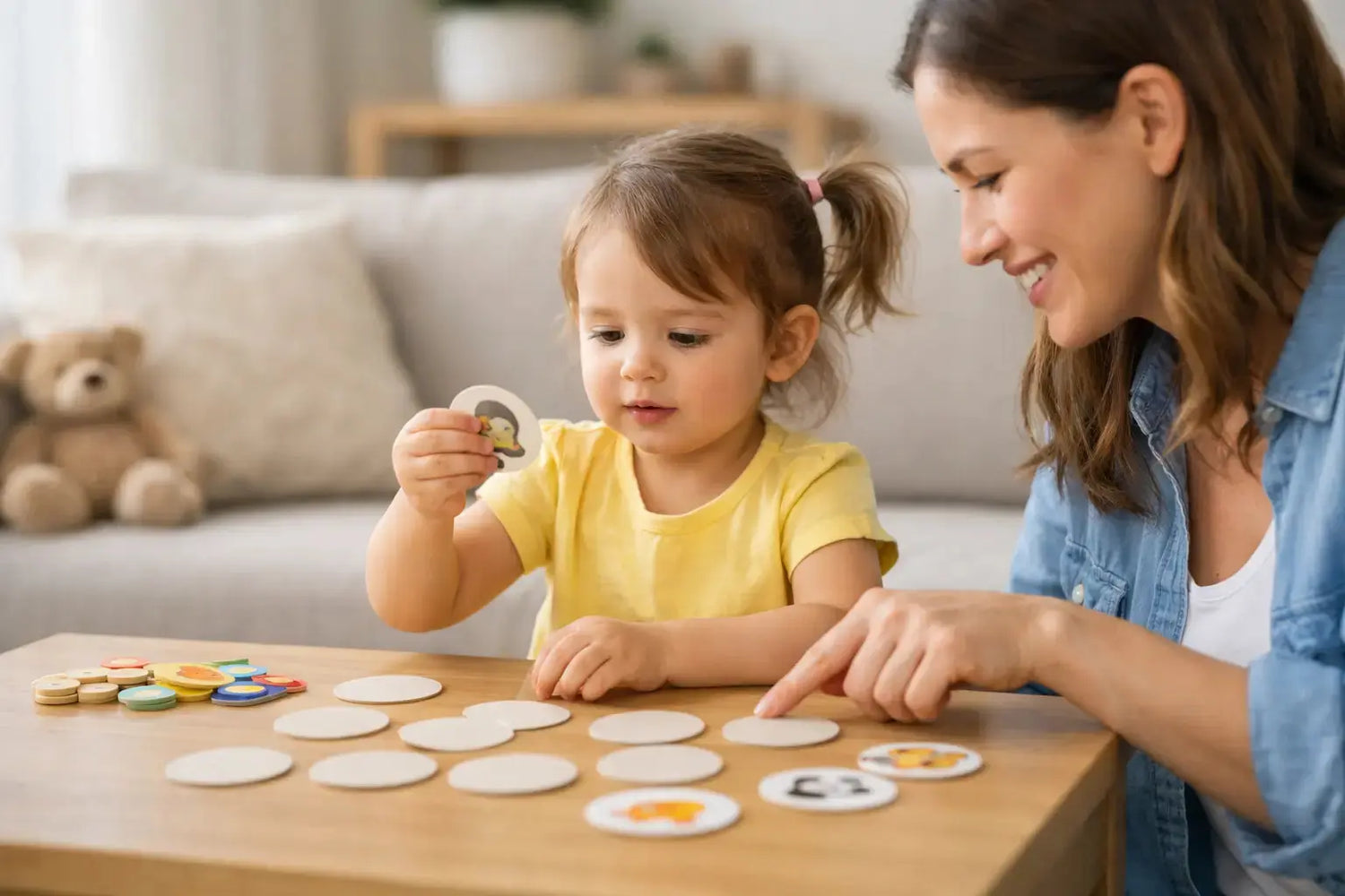 A Guide to Toddler Matching Games at Home