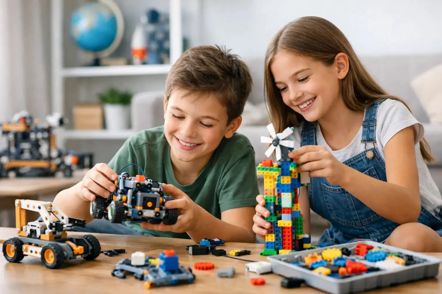 Best STEM Toys for Siblings Who Love to Build
