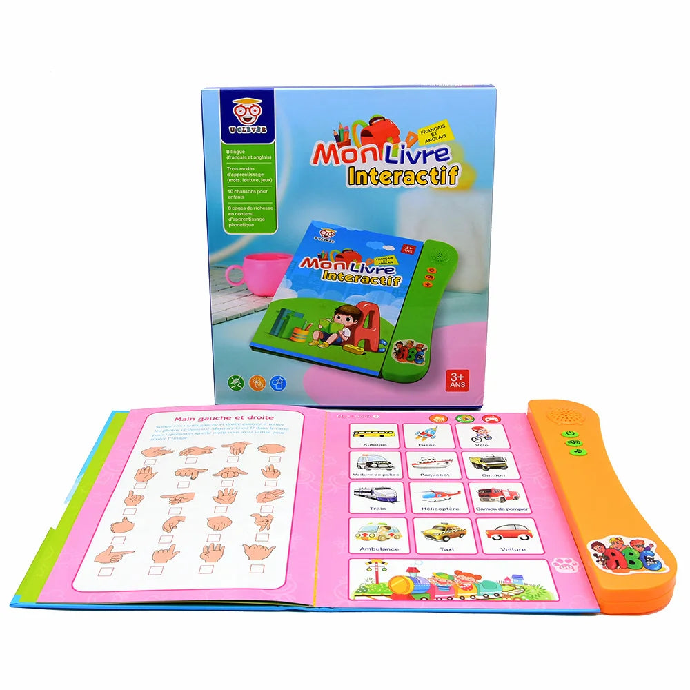 PeekoraTalk Reader French English learning book