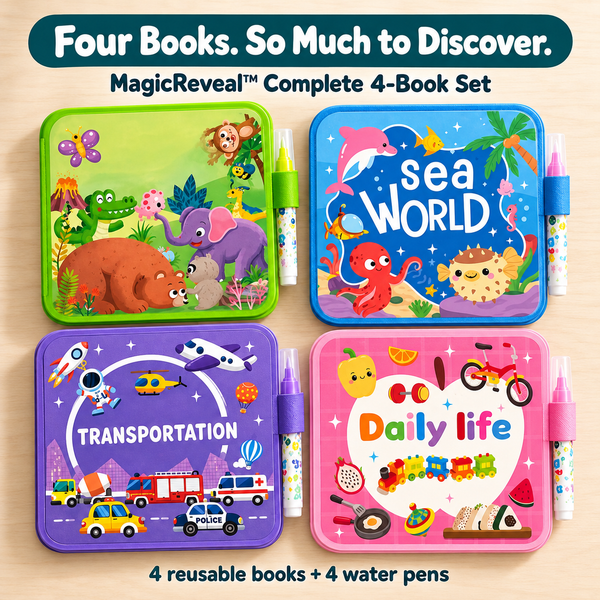 Peekora MagicReveal™ Reusable Water Coloring Book