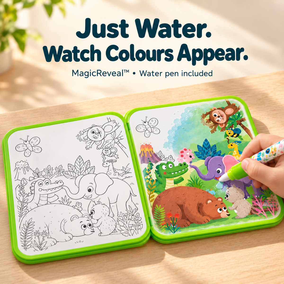 Peekora MagicReveal™ Reusable Water Coloring Book PeekoraLab