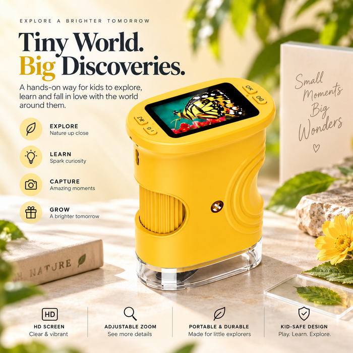 Peekorascope-Explorer™ Kids Digital Microscope