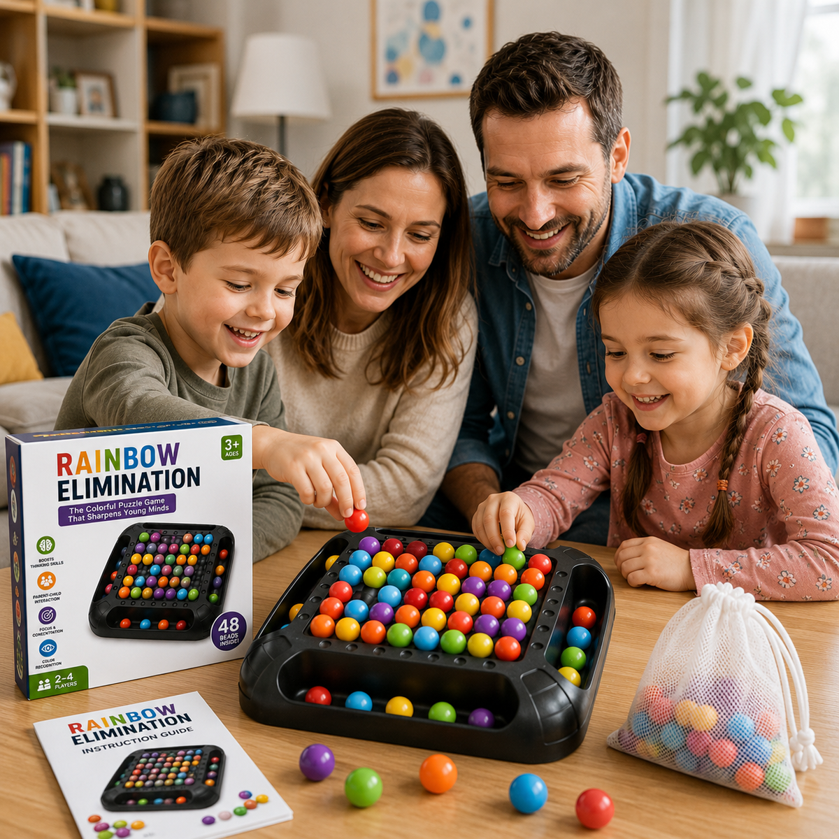 Peekora PrismMatch™ Rainbow Matching Game for Kids - PeekoraLab