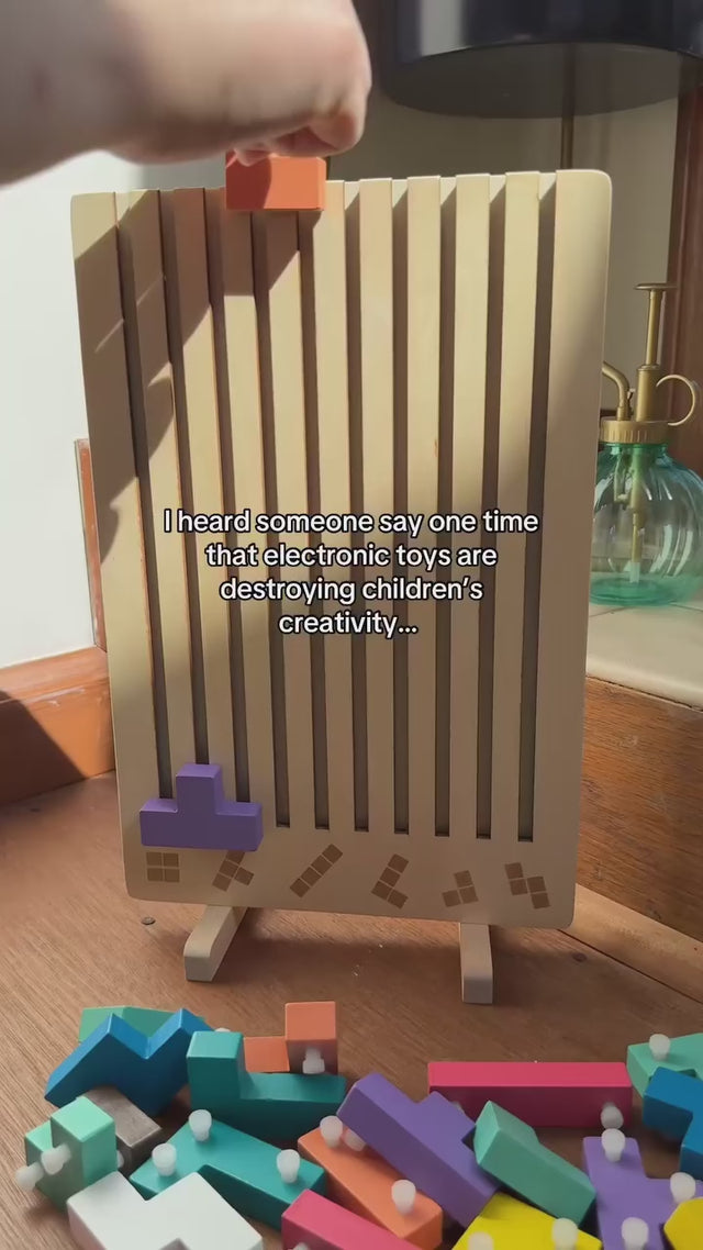 Peekora FitNest wooden puzzle: Puzzle demonstration