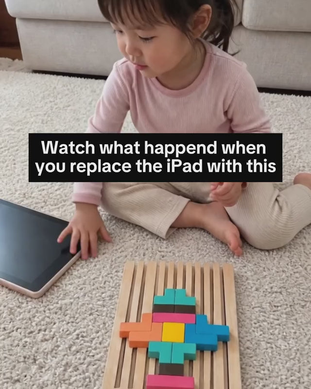 Peekora FitNest wooden puzzle: Screen-free play